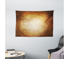 Abstract Triangles Mosaic Wide Tapestry
