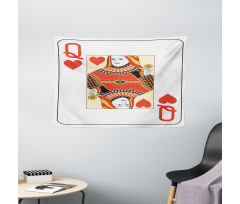 Playing Poker Card Deck Wide Tapestry