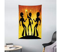 Dancing Afro People Tapestry