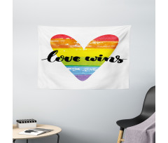 Gay Marriage Sign Wide Tapestry