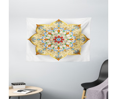 Lively Colorful Wide Tapestry