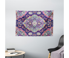 Boho Colorful Wide Tapestry
