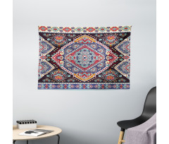 Vibrant Vintage Bohemian Wide Tapestry