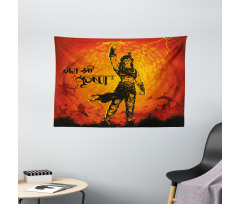 Myhtological Figure Wide Tapestry