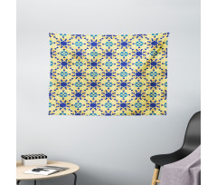 Moroccan Motif Folk Wide Tapestry