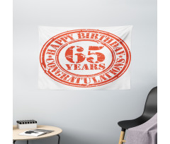 65 Years Wide Tapestry