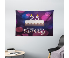 Cake Dots Wide Tapestry