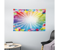 Balloons Wide Tapestry