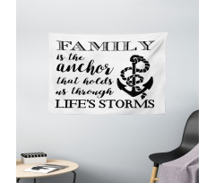 Family Anchor Wide Tapestry