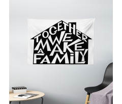 Family House Wide Tapestry