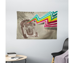 Radio Party with Zig Zag Wide Tapestry