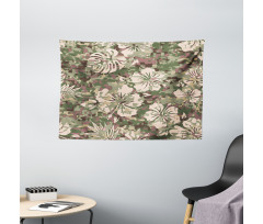 Aloha Tropical Jungle Wide Tapestry