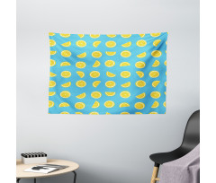Slices Summer Sun Wide Tapestry