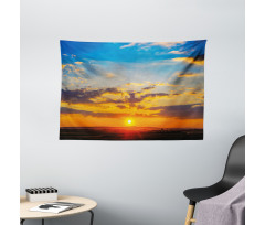 Dramatic Sunset Wide Tapestry