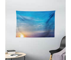 Blurry Sunrise Wide Tapestry