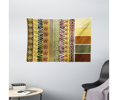 Vintage Mixed African Wide Tapestry