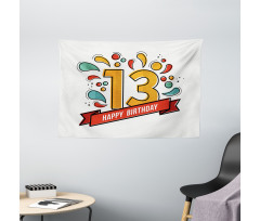Line 13 Year Wide Tapestry