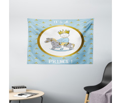 It's a Prince Newborn Wide Tapestry