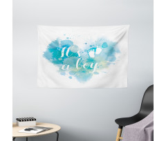 Its a Boy Grunge Wide Tapestry