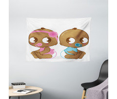 American Baby Wide Tapestry