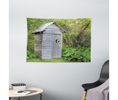 Farm Cottage Forest Wide Tapestry