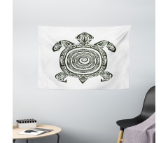 Turtle Maori Wide Tapestry