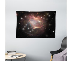 Deep Outer Space Wide Tapestry