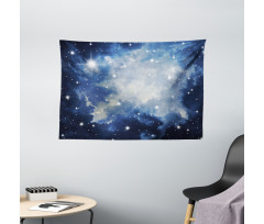 Blue Galaxies Wide Tapestry