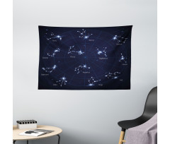 Horoscope Chart Wide Tapestry