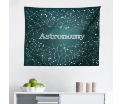 Uzay Mikrofiber Geniş Duvar Halısı Astronomik Desenli