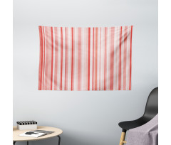 Vertically Striped Retro Wide Tapestry