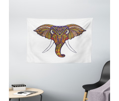 Tribal Colored Wide Tapestry