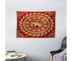 Lotus Wide Tapestry