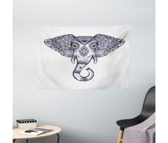 Paisley Animal Wide Tapestry