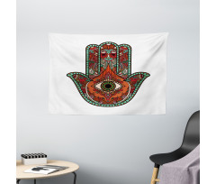 Vintage Boho Colorful Wide Tapestry