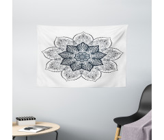 Bohemian Form Wide Tapestry