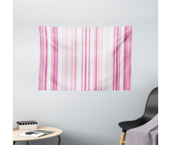 Vertically Striped Wide Tapestry