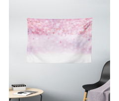 Sakura Bloom Florets Wide Tapestry