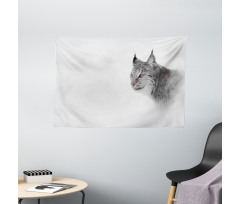 Wild Lynx Norway Wide Tapestry