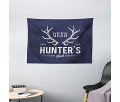Deer Hunter Club Wide Tapestry