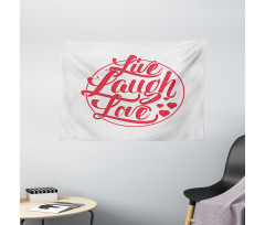 Retro Stamp Wide Tapestry