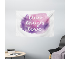 Wise Life Art Wide Tapestry