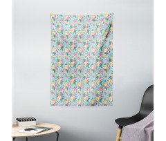 Summer Roses Bridal Tapestry