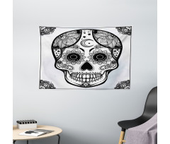 Hispanic Art Mascot Wide Tapestry