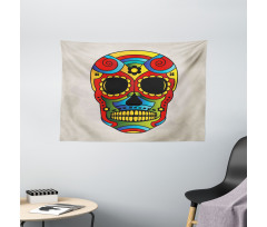Latin Macabre Myth Wide Tapestry