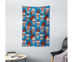 Mexican Retro Dots Tapestry