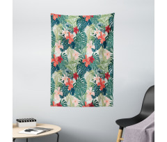 Nature Crepe Ginger Flower Tapestry