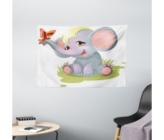 Newborn Mascot Wide Tapestry