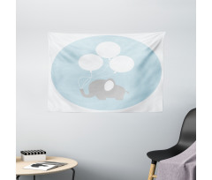 Balloons Baby Wide Tapestry