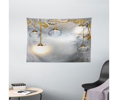 Steampunk Antique Wide Tapestry
